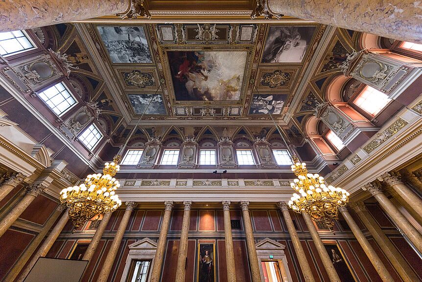 Deckengemälde großer Festsaal Uni Wien